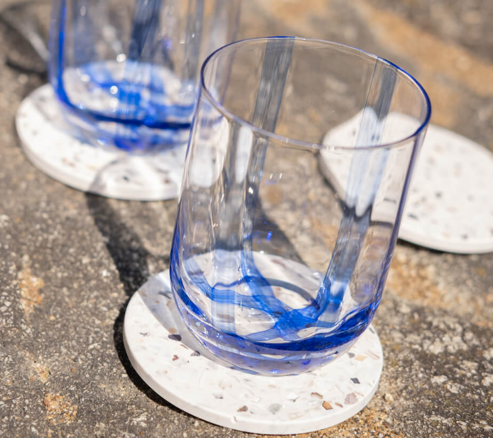 Dessous de verre Helios blanc