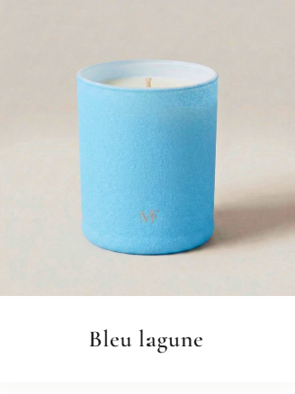 Bougie personnalisée en verre