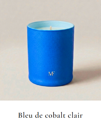 Bougie personnalisée en verre