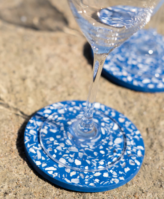 Dessous de verre Helios bleu