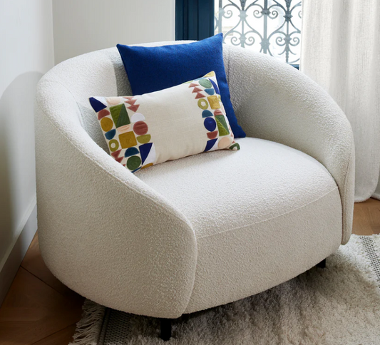 Fauteuil Julika Bouclé