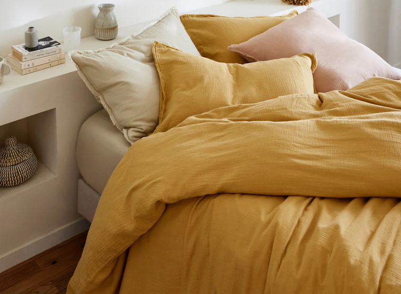 Housse de couette Lou Jaune