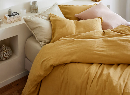 Housse de couette Lou Jaune