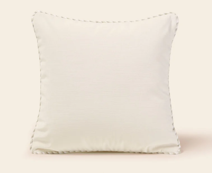 Housse de coussin Dalila ivoire