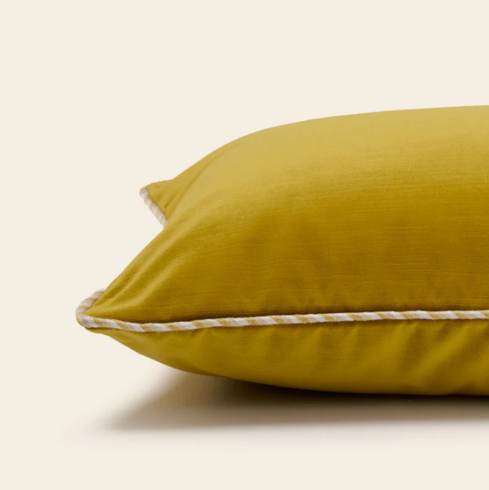 Housse de coussin Dalila jaune 2