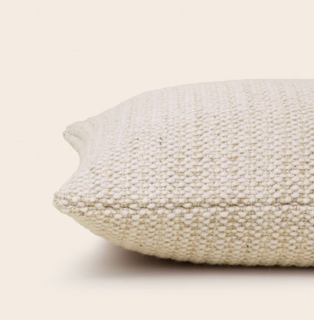 Housse de coussin Lenio Ivoire 2