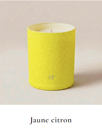 Bougie personnalisée en verre