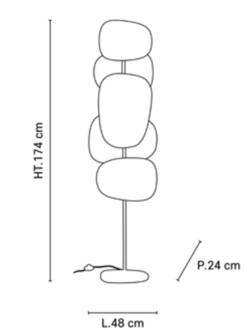 Schéma Lampadaire Screen 70s