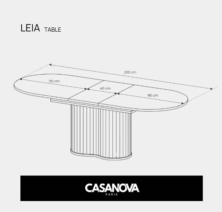 Leia - Table à manger