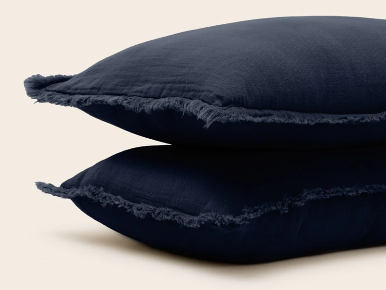 Lot de 2 taies d'oreiller Lou encre