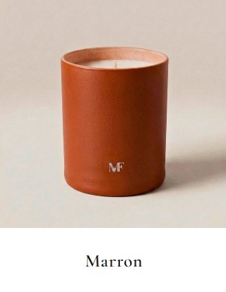 Bougie personnalisée en verre