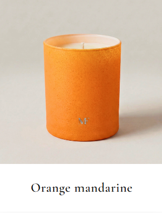 Bougie personnalisée en verre