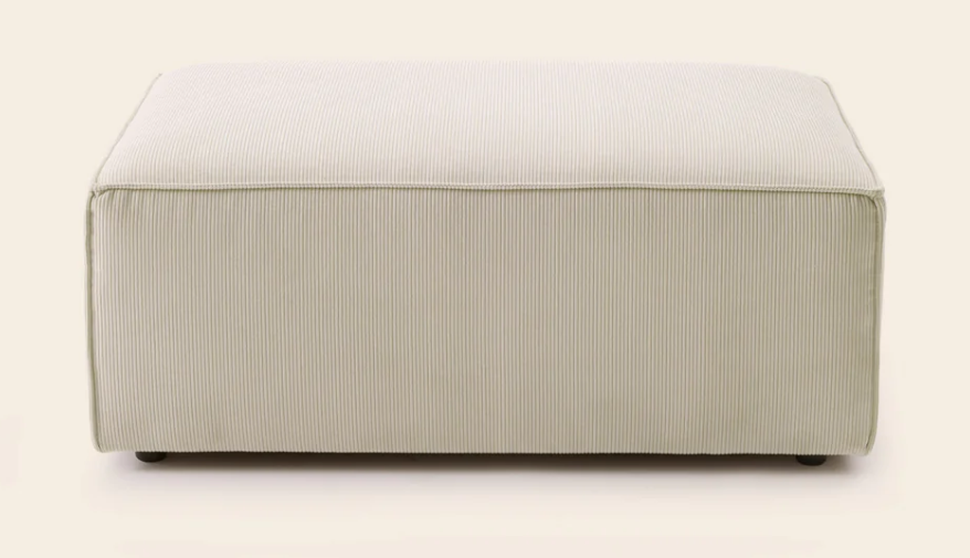 Pouf Dyonis Blanc cassé