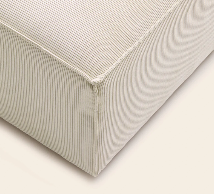 Pouf Dyonis Blanc cassé