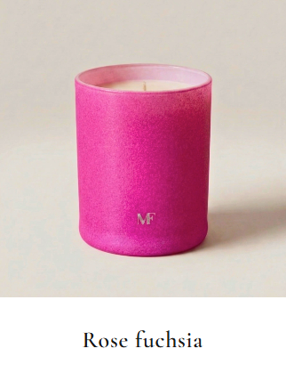Bougie personnalisée en verre