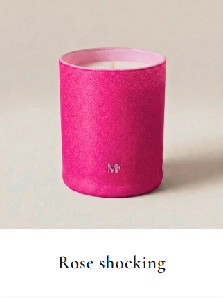 Bougie personnalisée en verre