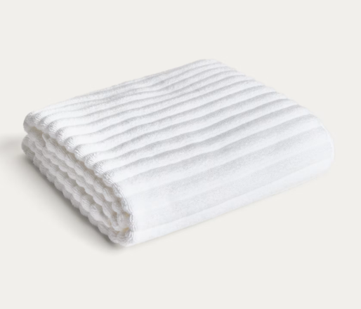 Serviette de bain Navira blanc