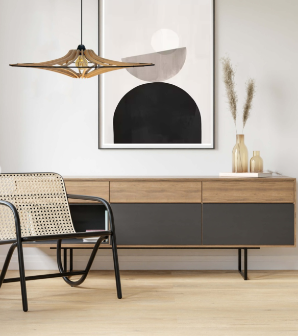 Suspension Singing Brut S D65cm-noir