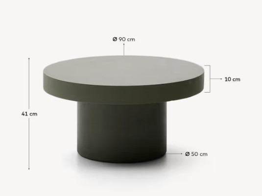 Table Basse Aiguablava vert 5 