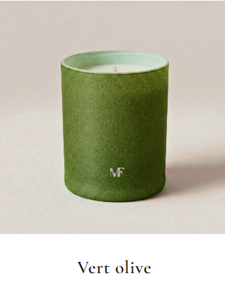 Bougie personnalisée en verre