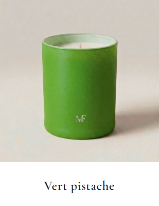 Bougie personnalisée en verre