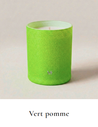 Bougie personnalisée en verre