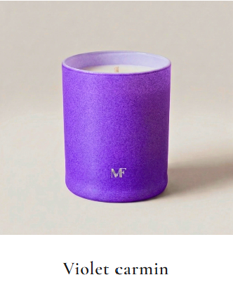 Bougie personnalisée en verre